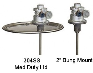 Pneumatic Direct Drive Drum Mixers